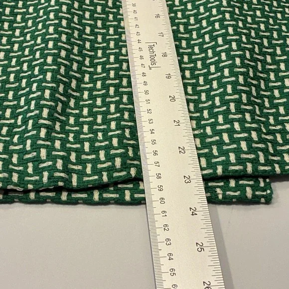 Vtg Talbots Green Old Money Tweed Basketweave Pencil Skirt Size‎ 6 Quiet Luxury - Picture 9 of 9